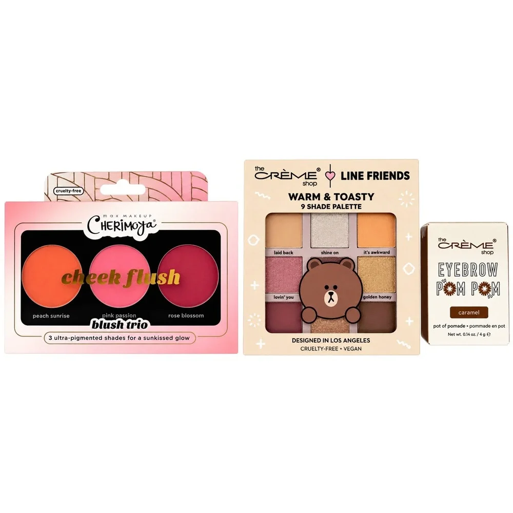 The Crème Shop + Cherimoya 3-Piece Makeup Bundle – NEW